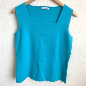 Hampshire Studio  Womens Top Blue Size Large